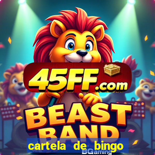 cartela de bingo 75 para imprimir
